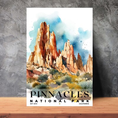 Pinnacles National Park Poster, Travel Art, Office Poster, Home Decor | S4 - image2